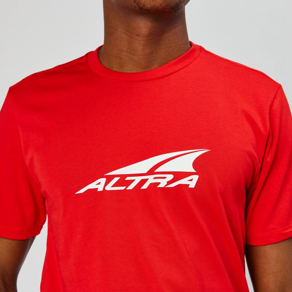 T-Shirt Altra Everyday Recycled Rouge Homme | YMQ-80470486