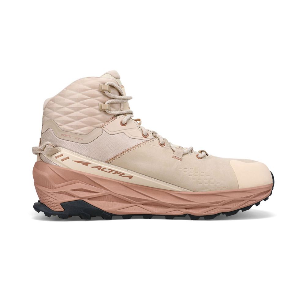 Chaussure de Randonnée Altra Olympus 5 Hike Mid GTX Beige Homme | MCJ-90550009