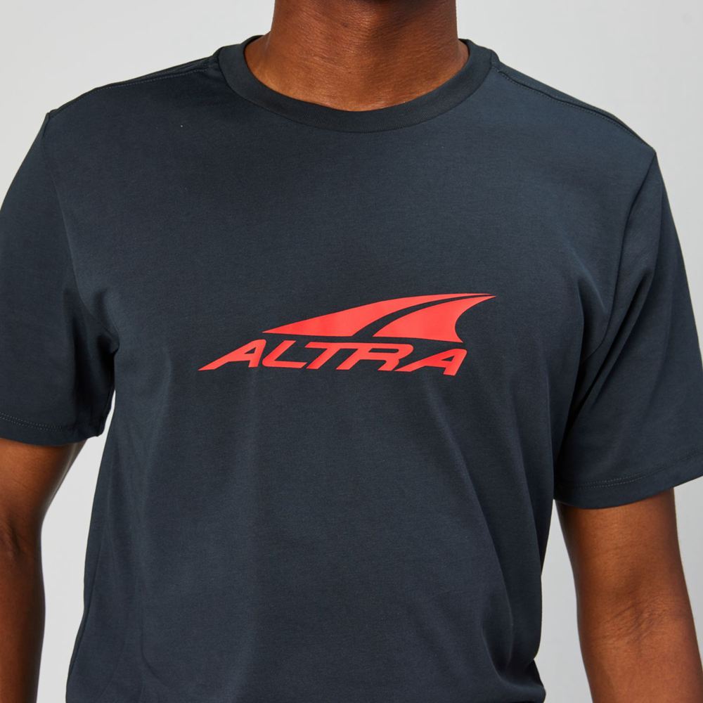 T-Shirt Altra Everyday Recycled Noir Homme | KLL-70475466