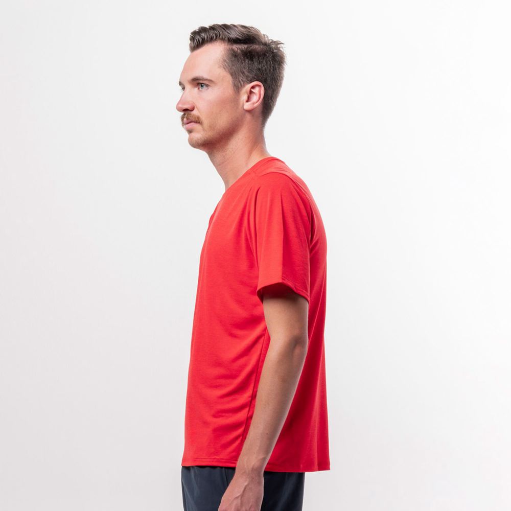 T-Shirt Altra Core Short Sleeve Rouge Homme | NZA-18406000