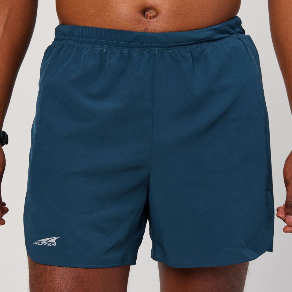 Short Altra Trail Stash Bleu Marine Homme | ADU-85666173