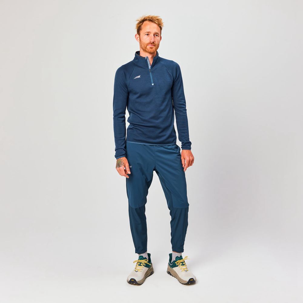 Pantalon Altra Trail Wind Bleu Marine Homme | NJR-72361981