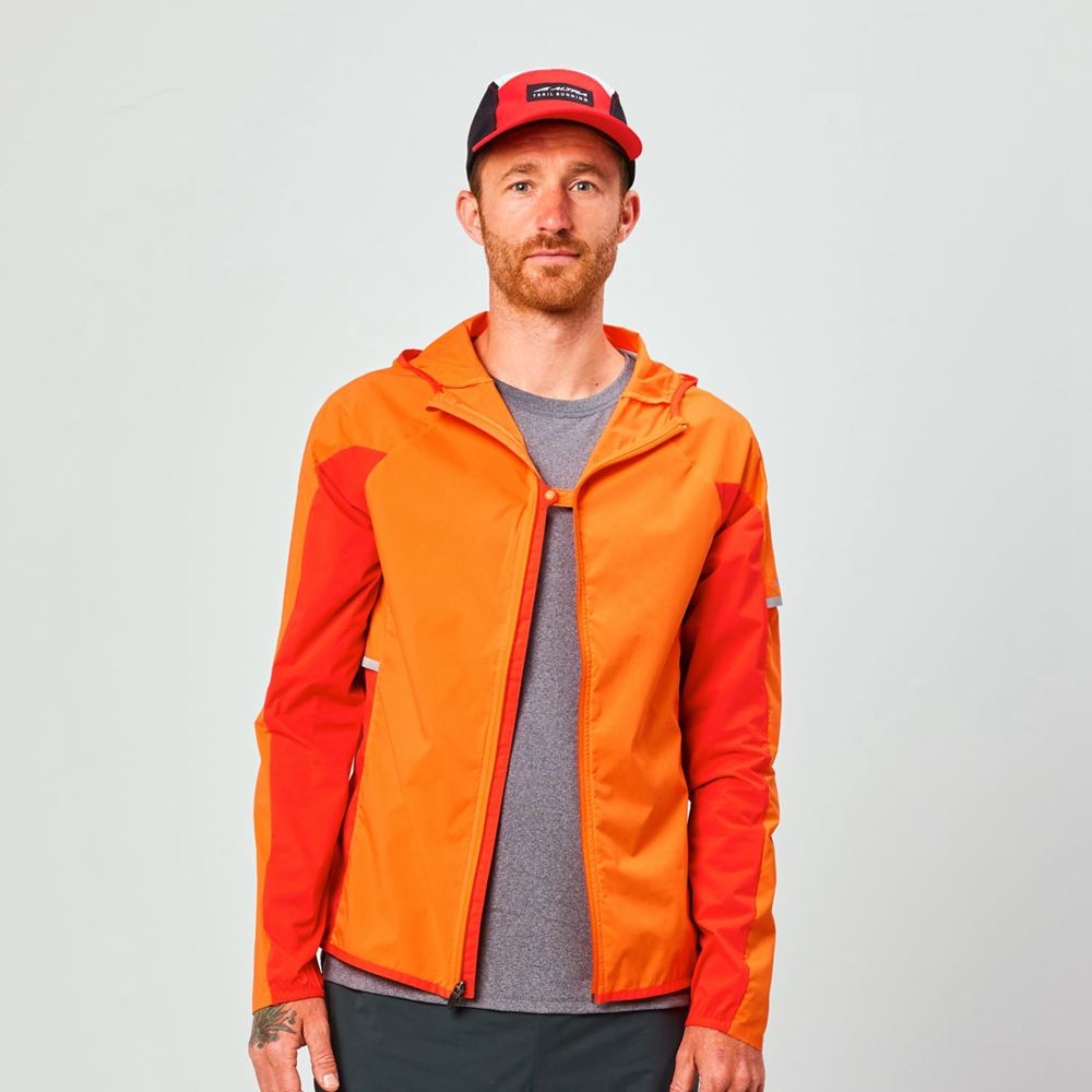 Coupe-Vent Altra Trail Rouge Orange Homme | ILR-67703523