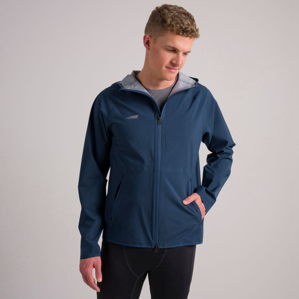 Veste Altra Waterproof Run Bleu Homme | RUZ-75020707