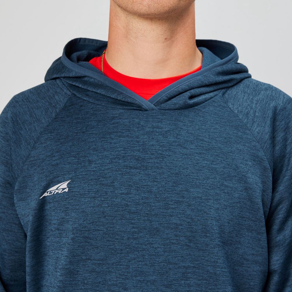 Sweat a Capuche Altra Run Without Rules Bleu Marine Homme | RYW-68183330