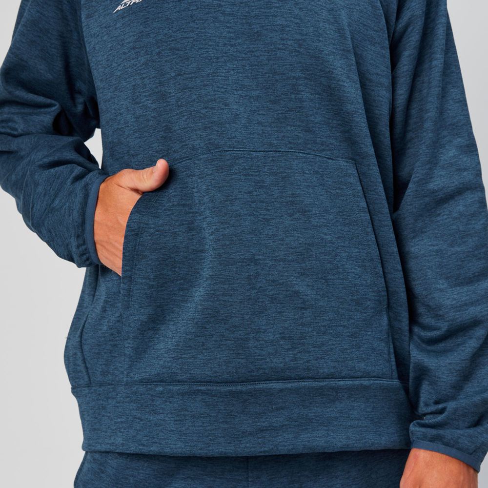 Sweat a Capuche Altra Run Without Rules Bleu Marine Homme | RYW-68183330